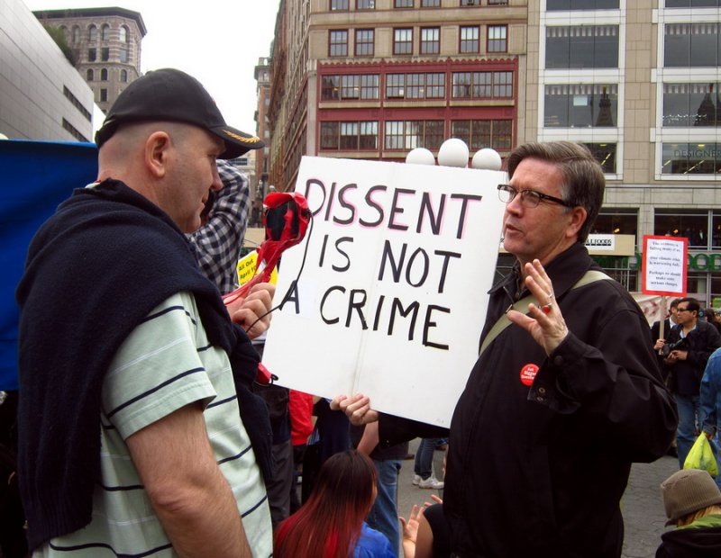 Dissent is the American Way.