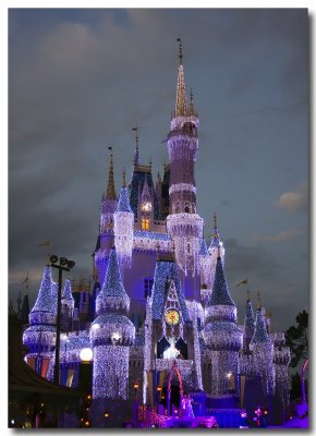 Cinderella Castle....they decorated!!
