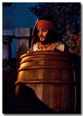 jack hidding in the barrel