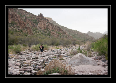 Hiking in Boulder Canyon