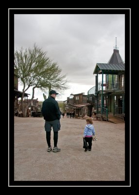 Steve and Norah at Goldfield ghost town