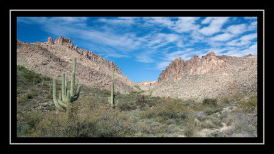 The Superstition Mountains and Camelback