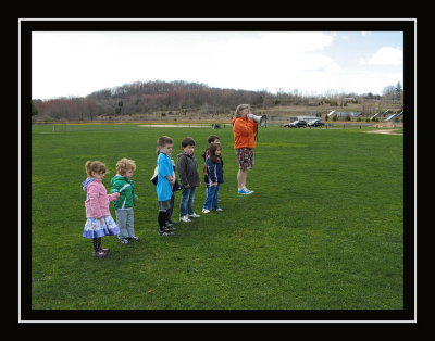 Lining up for a race