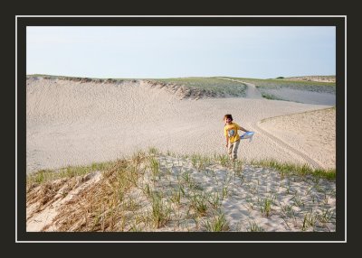 Norah at the dunes