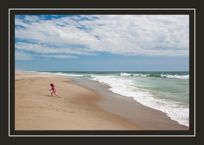 Running from the waves