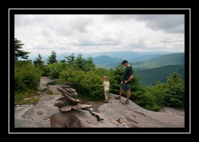 Steve and Norah on Twin Mountain