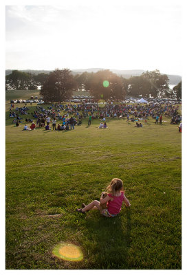 Enjoying the music