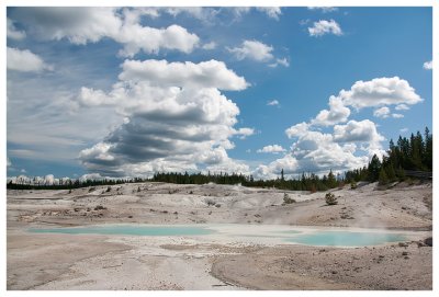 Clouds above Porcelain Basin