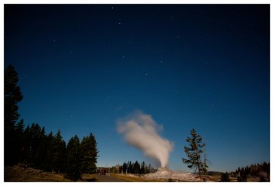 The Big Dipper over Castle Geyser