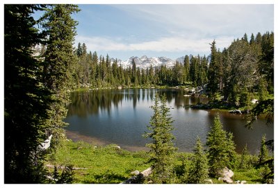 Barbara Pond on the hike in