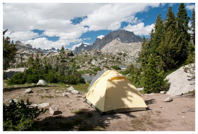 Another campsite at Island Lake