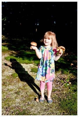 Norah and her shrooms