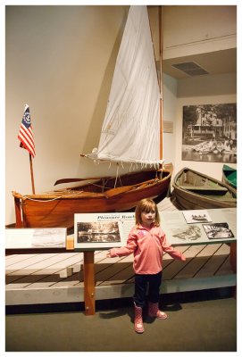 Counting sailboats at the Adirondack Museum