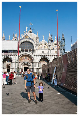 Steve and Norah at Saint Mark's Basilica