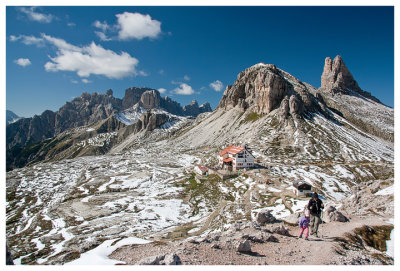 Locatelli from the trail to Mt. Paterno