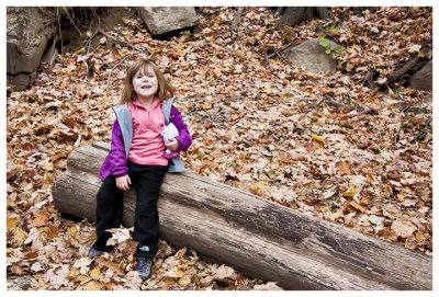 Taking a break on Bull Hill