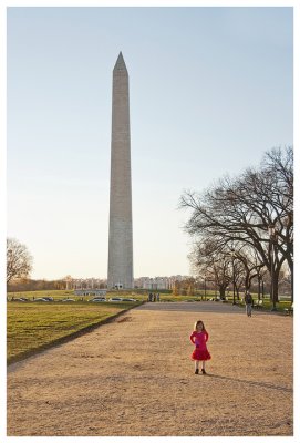 Norah and the Washington Monument