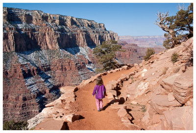 Norah hits the trail