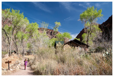 Norah nearing Phantom Ranch