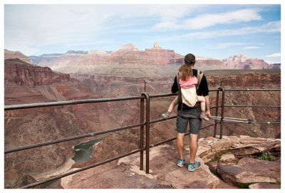 Steve and Norah at Plateau Point