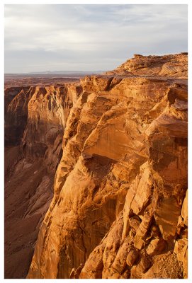 Golden hour at Horseshoe Bend