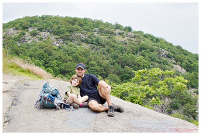 Norah and Steve on Breakneck Ridge