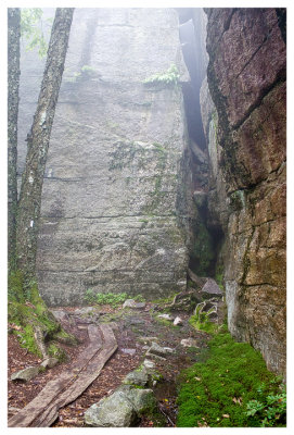 Foggy ice caves