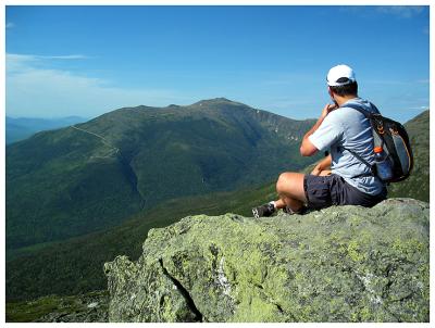 Chomp on top of Mt. Madison