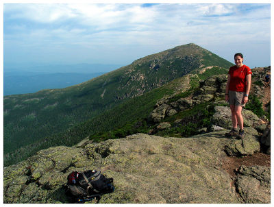 Kathy on Mt. Lincoln