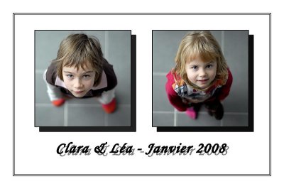 Clara & Lea - Janvier 2008