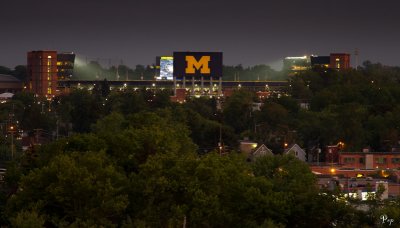 The Big House under lights