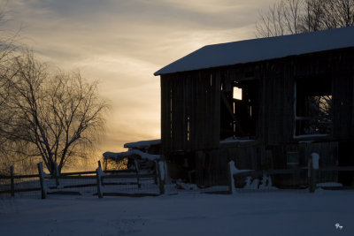 Jan. 4, 2008 - Winter Sunset