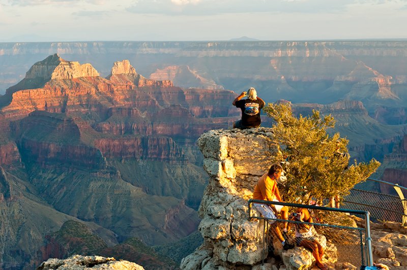 Sitting Over Grand Canyon - North Rim