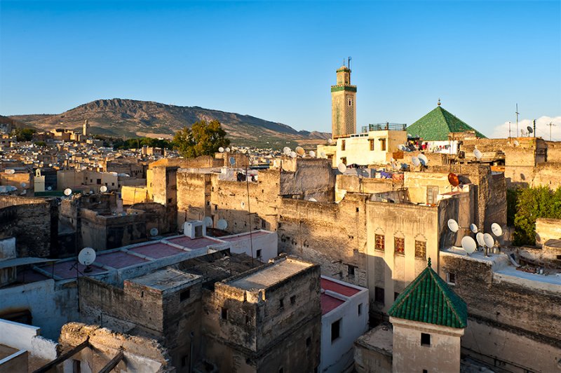 Roofs And Minarets Of Fes