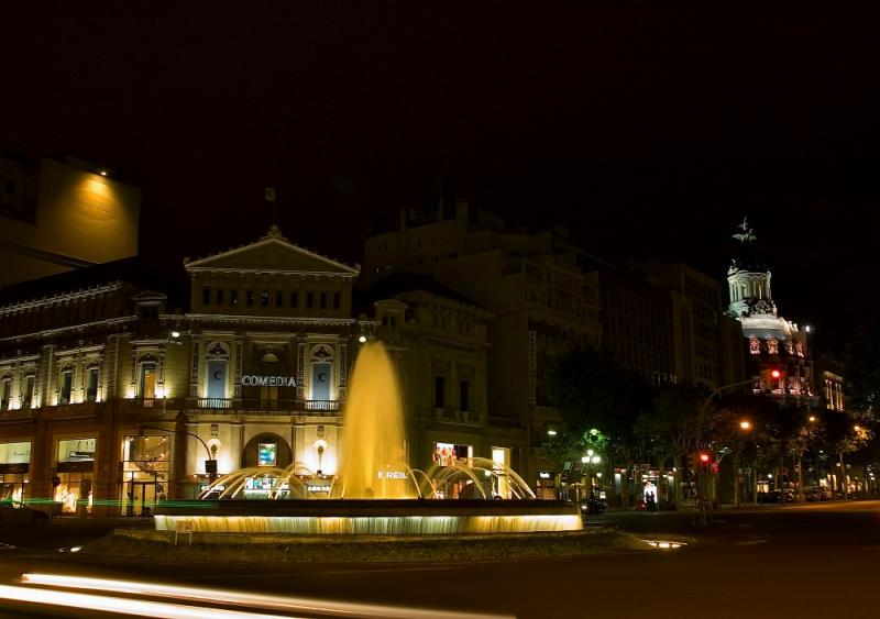 Barcelona At Night