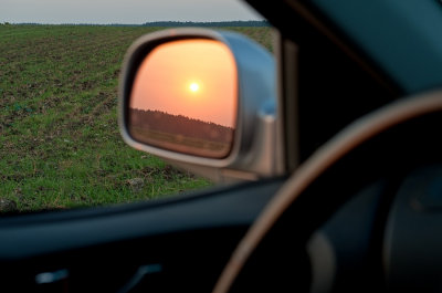 Sunset Perspectively Mirrored
