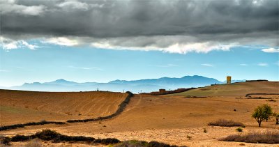 Moroccan Landscape With Clouds