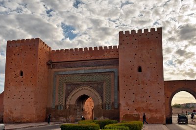 Gate To Medina In Meknes