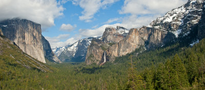 Panorama Of Yosemite