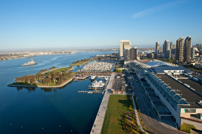 San Diego From The Hotel Room