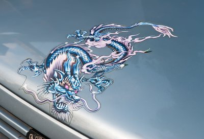 Dragon On A Car