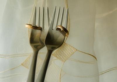 Just Married Forks