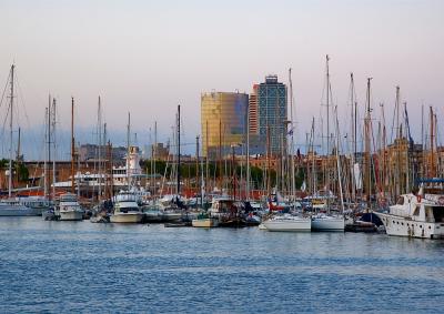 Boats In Port Vell