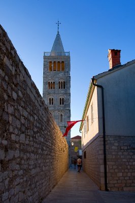 Street In Rab Old Town
