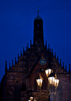 Lantern And Medieval Clock