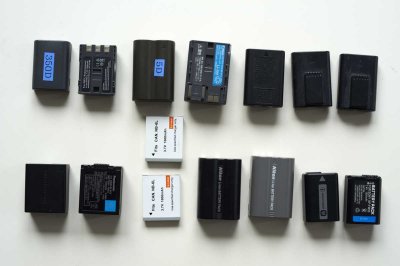 Batteries for digital cameras