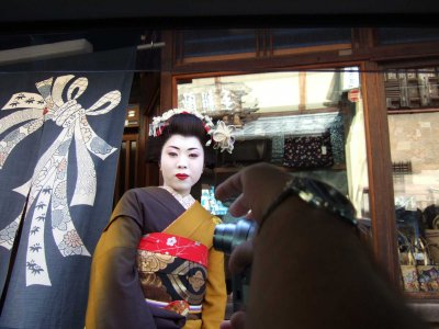 Geiko in Gion Kyoto