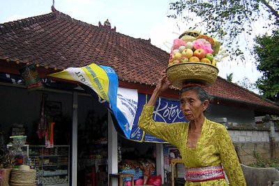 A woman in Bali