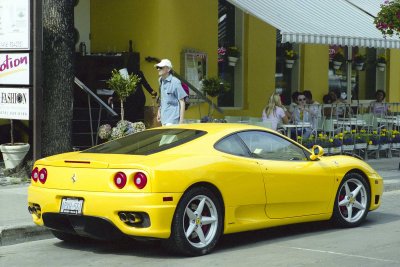 Yellow Ferrari PN400N