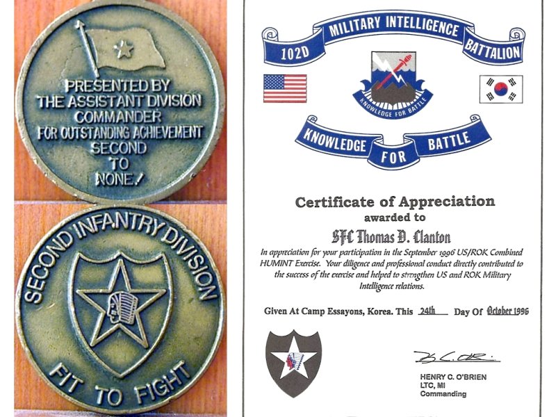 1996 2ID Combined HUMINT Exercise CHE